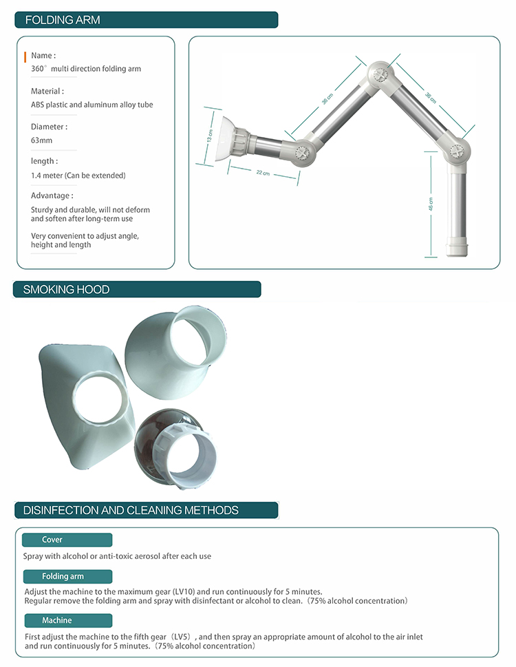 SRD80 Oral surgical aerosol suction machine